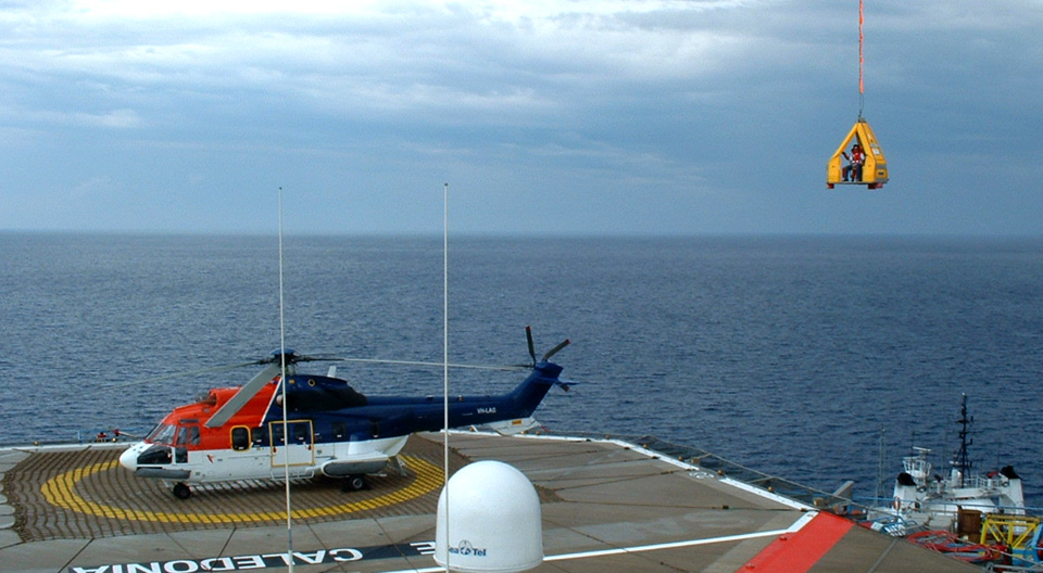 Crane Transfer is a Safer Alternative to Helicopter Transfer